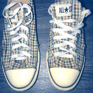 Low Top Plaid Converse